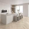 PARQUET A TRE STRATI 1L ROVERE MONT BLANC AB BIANCO VERNICIATO M/F D S