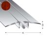 PROFILO NIV DUO GRIP 45 MM 6-22 MM 90 CM MERBAU